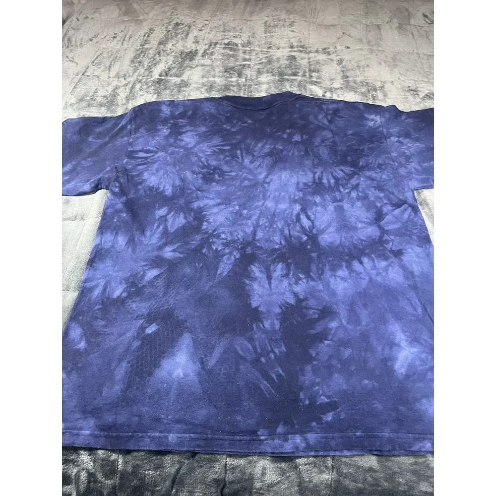 Vintage Y2K THE‎ MOUNTAIN TIE DYE T SHIRT Horse Print 1990s Wild Stallion L